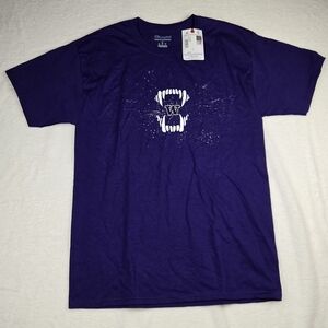 NWT Men's Champion Washington Huskies T-Shirt Size M Short Sleeve Purple
